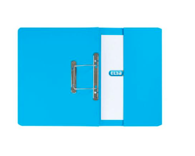 Elba Strongline Transfer Spring File Recycled Pocket 320gsm 36mm Foolscap Blue